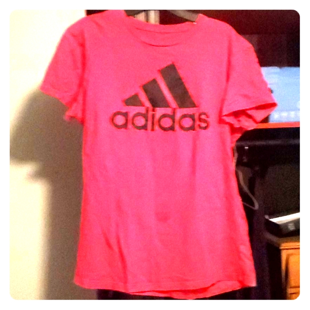 Pink Adidas T- shirt